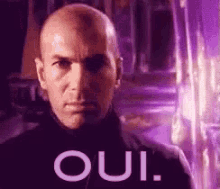 Oui. GIF - Oui Zinedine Zidane Stare GIFs