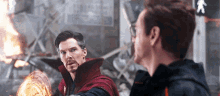 Doctor Strange Tony Stark Iron Man GIF - Doctor Strange Tony Stark Doctor Strange Tony Stark GIFs