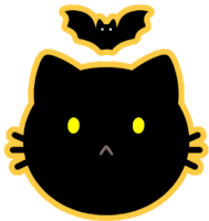 Cat Halloween Sticker - Cat Halloween Kawaii Stickers