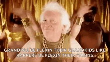 Grandpas Be Flexin Grandkids Like Rappers GIF - Grandpas Be Flexin Grandkids Like Rappers Dancing GIFs