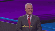 Alex Trebek Jeopardy GIF - Alex Trebek Jeopardy Hahaha No GIFs