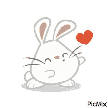 Rabbit Love GIF - Rabbit Love Heart GIFs