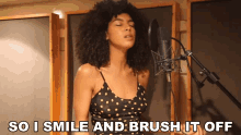 So I Smile And Brush It Off Arlissa Ruppert GIF - So I Smile And Brush It Off Arlissa Ruppert Arlissa GIFs