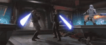 Anakin Vs Obi Wan Anakin Skywalker GIF - Anakin Vs Obi Wan Anakin Skywalker Obi Wan Kenobi GIFs