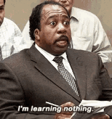 Learning Nothing Stanley GIF - Learning Nothing Stanley The Office GIFs