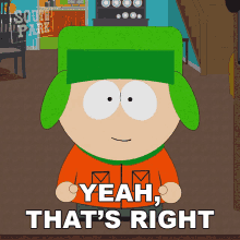 Yeah Thats Right Kyle Broflovski GIF - Yeah Thats Right Kyle Broflovski South Park GIFs
