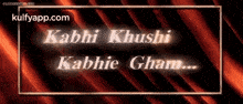Kabhi Khushi Kabhi Gham.Gif GIF - Kabhi Khushi Kabhi Gham Kkkg Title GIFs