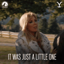 It Was Just A Little One Beth Dutton GIF - It Was Just A Little One Beth Dutton John Dutton GIFs