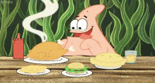 Eat What You Want GIF - Spongebob Squarepants Patrick Star Turkey GIFs