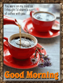 Good Morning Sharing A Cup Of Coffee GIF - Good Morning Sharing A Cup Of Coffee Love GIFs