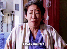 Greys Anatomy Cristina Yang GIF - Greys Anatomy Cristina Yang I Was Right GIFs
