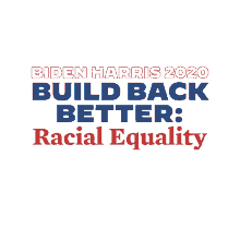 build back better racial equality affordable healthcare a clean energy future biden harris2020