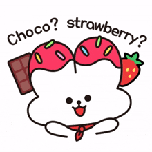 dessert craving sweet tooth choco strawberry