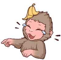 Darkwood Monkey Sticker - Darkwood Monkey Laugh Stickers