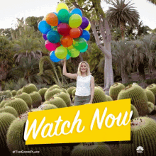 Watch Now Balloons GIF - Watch Now Balloons Cactus GIFs