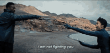 I Am Not Fighting You Youre Fighting Me GIF - I Am Not Fighting You Youre Fighting Me Michael Burnham GIFs