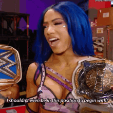 Sasha Banks I Shouldnt Even Be In This Position To Begin With GIF - Sasha Banks I Shouldnt Even Be In This Position To Begin With Womens Tag Team Champions GIFs