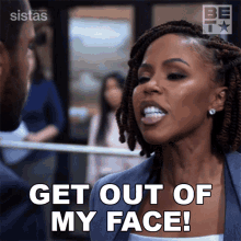 Get Out Of My Face Andi Barnes GIF - Get Out Of My Face Andi Barnes Sistas GIFs