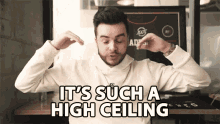 Its Such A High Ceiling Bar Has Been Raised GIF - Its Such A High Ceiling Bar Has Been Raised Stiff Competition GIFs