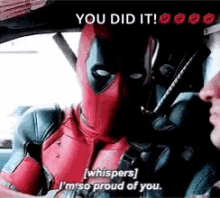 Deadpool Im So Proud Of You GIF - Deadpool Im So Proud Of You GIFs