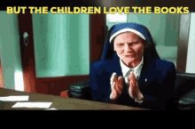 Elf Nun GIF - Elf Nun Children Love The Books GIFs