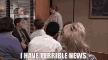 The Office Pam Beesly GIF - The Office Pam Beesly I Have Terrible News GIFs