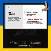 Ukraine Chris Tdl Ukraine GIF - Ukraine Chris Tdl Ukraine Help GIFs