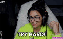 Try Hard Wannabe GIF - Try Hard Wannabe Give Your All GIFs