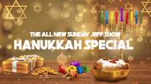jeff show hanukkah special gold glowing