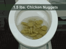 Chicken Nuggets GIF - Chicken Nuggets Flush GIFs