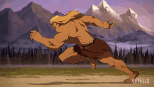 Running Savage He Man GIF - Running Savage He Man Masters Of The Universe Revelation GIFs