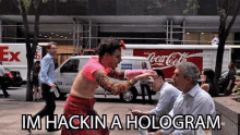 Hacking Eric Andre GIF - Hacking Eric Andre Hacking A Hologram GIFs