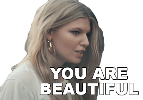 You Are Beautiful Brynn Elliott Sticker - You Are Beautiful Brynn Elliott Might Not Like Me Song Stickers