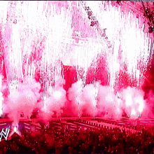 wrestle mania23 pyro fireworks wwe wrestling