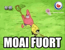 Moai Fuort Sponge Bob GIF - Moai Fuort Sponge Bob Patrick Star GIFs