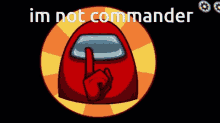 Im Not Commander GIF - Im Not Commander GIFs