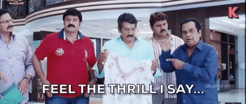 Telugu Funny Feel The Thrill GIF - Telugu Funny Feel The Thrill Excited -  Discover &amp; Share GIFs
