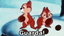 chip and dale look squirrel disney