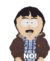 No Randy Marsh Sticker - No Randy Marsh South Park Stickers