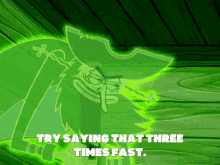 try three fast