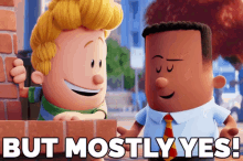 But Mostly Yes! GIF - Captain Underpants Kevin Hart George Beard GIFs