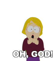 Oh God Linda Stotch Sticker - Oh God Linda Stotch South Park Stickers