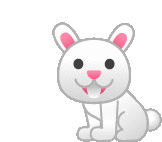 Bunny Wiggling Ears Sticker - Bunny Wiggling Ears Emoji Stickers