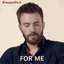 for me chris evans esquire in my view in my opinion