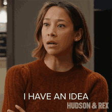 I Have An Idea Sarah Truong GIF - I Have An Idea Sarah Truong Hudson And Rex GIFs
