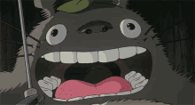 Totoro Gah GIF - Totoro Gah Scared GIFs