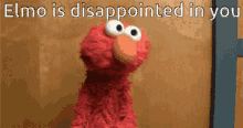 Elmo Disappointed GIF - Elmo Disappointed In You GIFs