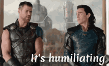 Its Humiliating Loki GIF - Its Humiliating Humiliating Loki GIFs