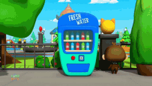 vending machine fresh water refereshment alex charlie