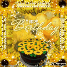 Happy Birthday GIF - Happy Birthday Sunflower GIFs
